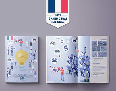 Grand Débat National | Illustration et mise en page