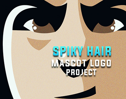 Spiky Hair Mascot/Esports Logo Project
