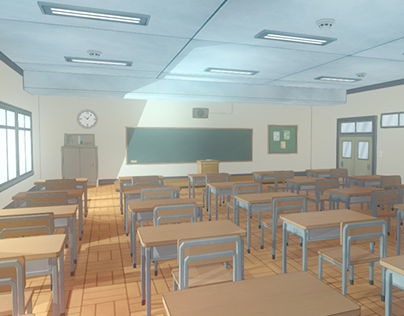 Anime Classroom - Game Props