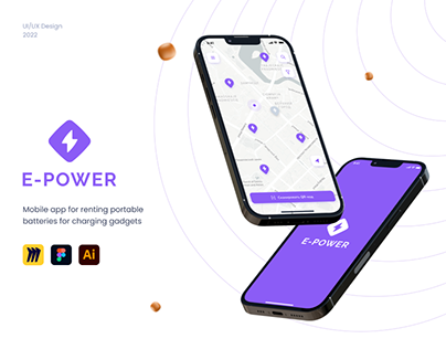 Mobile App for renting powerbank | E-POWER