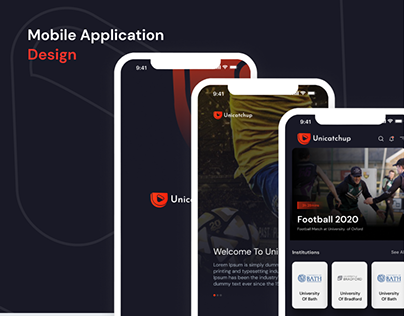 Unicatchup Mobile Application Design