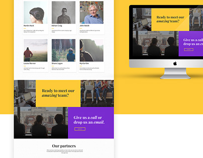 [UI/UX Design] Yellow Digital Website Design
