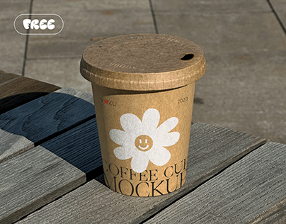 FREE Paper Coffee Cup Mockup
