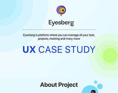 Eyesberg - A productivity app - UX casestudy