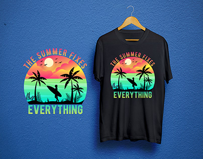 Summer T-shirt Design Bundle