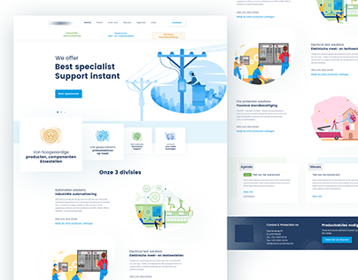 Control-protection Landing page