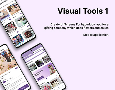 UI Design | Hyperlocal App for Gifting Company
