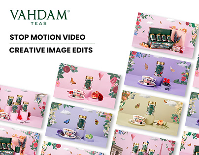 Vahdham Teas - Stop Motion Video & Creative Image Edits