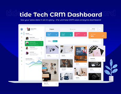 tide Tech E-commerce CRM iSaaS Dashboard