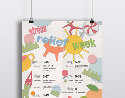 Stress Relief Week Poster