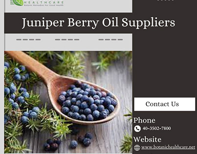 Juniper Berry Oil Suppliers