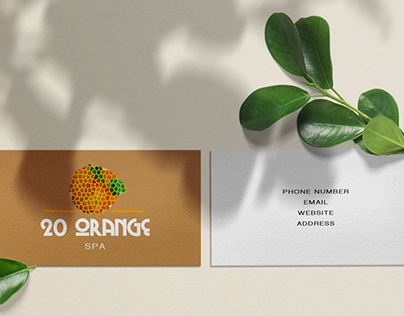 20 Orange Spa Logo Design