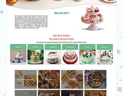 Desserts Website