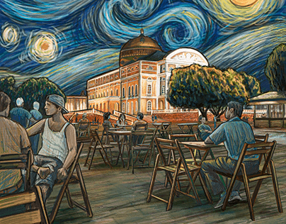 Teatro Amazonas por Van Gogh