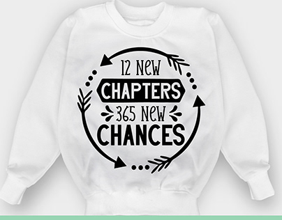 12 NEW CHAPTERS 365 NEW CHANCES SVG