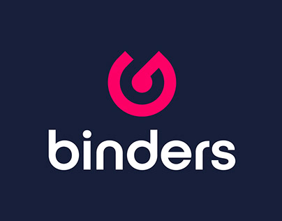 Binders logo design brand identity visual branding