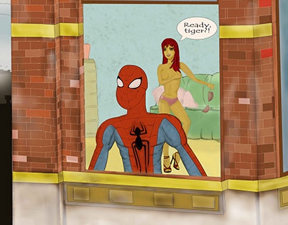 "Bad Timing" - Spiderman Fan Art
