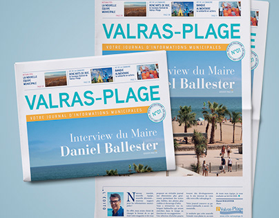 VALRAS-PLAGE • Journal Municipal • Design éditorial