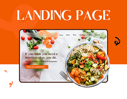 Nutritionist Website | LANDING PAGE