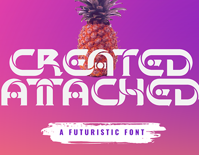 Free Font - Created Attached - Space Font