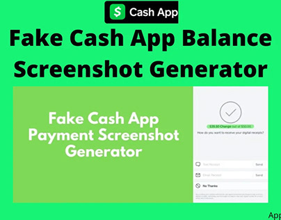 Fake Cash App Balance Screenshot Generator