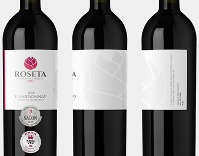 Etikety pro vinařství Roseta