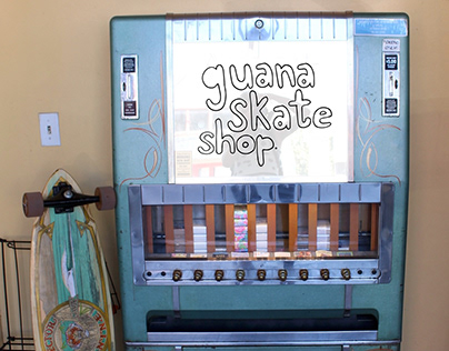 'Guana Skate Shop' webdesign & tshirt design