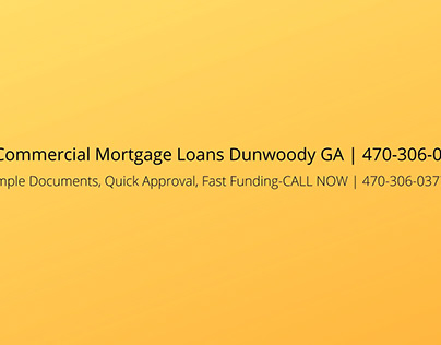 Hii Commercial Mortgage Loans Dunwoody GA