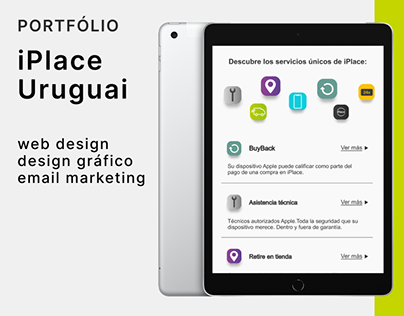 Web Design | e-commerce iPlace Uruguai