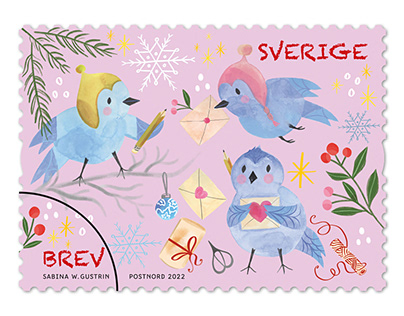Swedish Postage Stamp