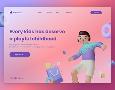 Kids Troy Website Layout