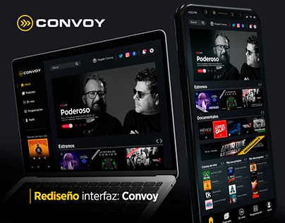 Rediseño interfaz: Convoy (app y desktop)