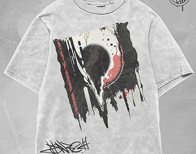 T-shirt print design "ABCTRACT" for your brand.