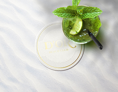 D'Or Beach bar branding