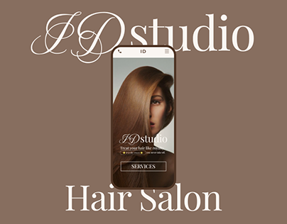 WEBSITE DESIGN FOR A HAIR SALON STUDIO
