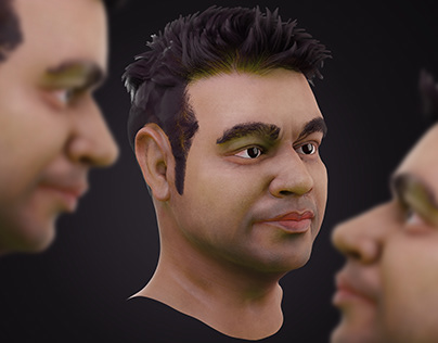 3D Character head model