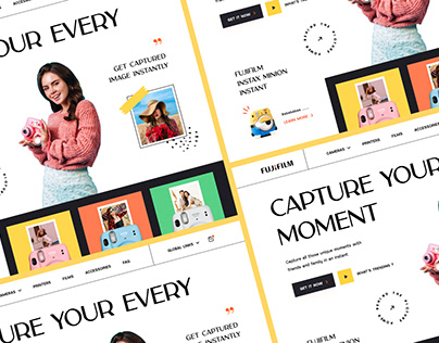 Fujifilm Instax - Product Landing Page