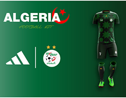 Algeria Football kit with Zellige