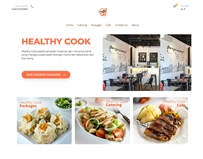 Website Design Healthy Cook