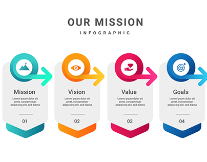 Our Mission Infographic Design Ideas