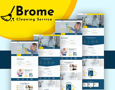 Brome - Cleaning Services PSD Template
