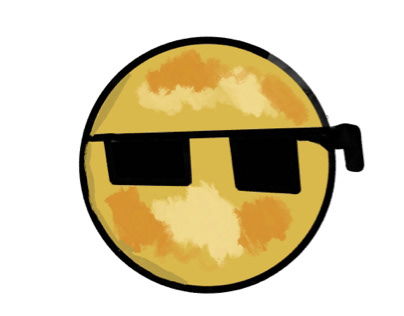 Cartoon planets and sun