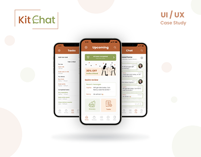 KitChat - UI/UX case study