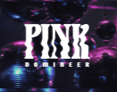 Pink Domineer Bar Brand Identity