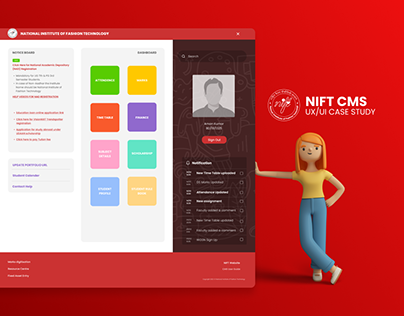 UX CASE STUDY : NIFT CMS Redesign