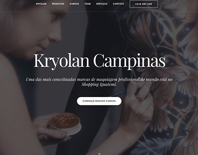 Kryolan Campinas - Web Site