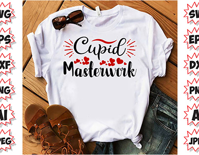 Cupid Masterwork, Valentines T-Shirt Design