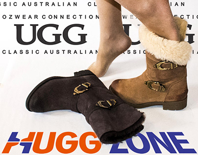 HUGG ZONE retail chain branding