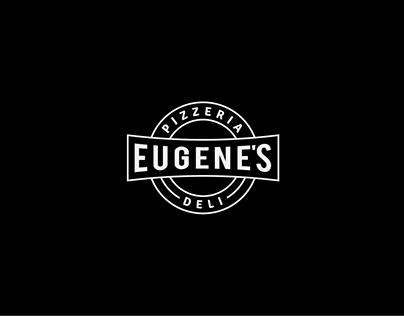 Brand Identity design for Eugene's Pizzeria & Deli