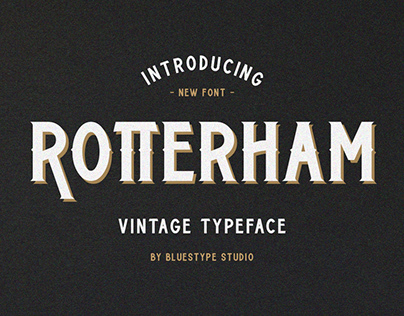 Rotterham Vintage Fonts